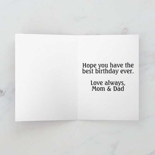 Ponding Little Teddy Bear Kaart (Binnen)