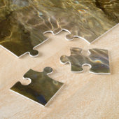 **"Pondside Feest: een otter en zijn vangst"** Legpuzzel (Zijkant)