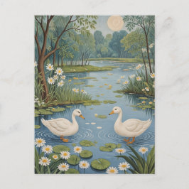 Pondside Tranquility Briefkaart