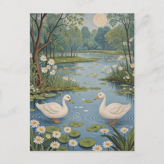 Pondside Tranquility Briefkaart (Voorkant)