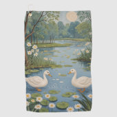 Pondside Tranquility Golfhanddoek (Voorkant)