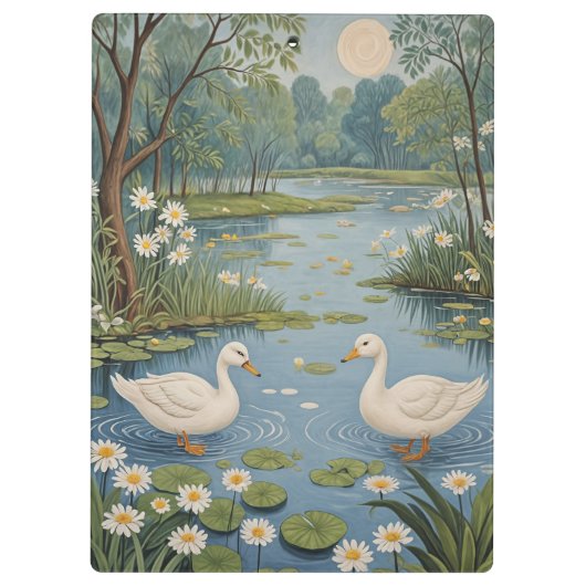 Pondside Tranquility Klembord (Achterkant)