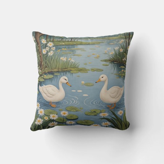 Pondside Tranquility Kussen (Achterkant)