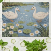 Pondside Tranquility Theedoek (Gevouwen)