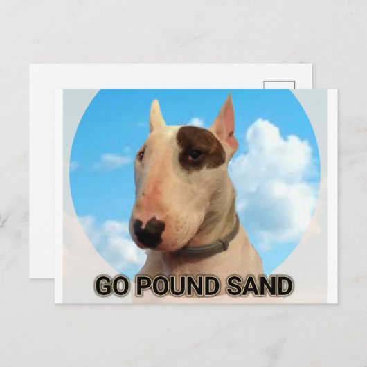 Pondzand briefkaart (Voorkant / Achterkant)