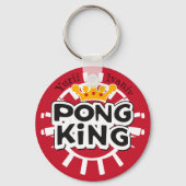 Pong King Red Sleutelhanger (Voorkant)