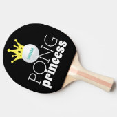 Pong Princess gepersonaliseerde naam Tafeltennisbatje (Zijkant)