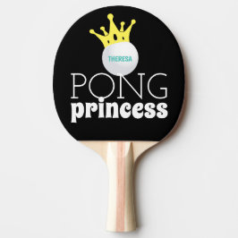 Pong Princess gepersonaliseerde naam Tafeltennisbatje