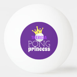 Pong Princess Paars Persoonlijke benaming Pingpongbal