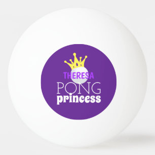 Pong Princess Paars Persoonlijke benaming Pingpongbal