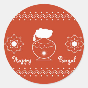 Pongal - Indiaas festival Ronde Sticker