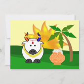 Pongal Pot, Koe, en de Uitnodiging van de Boom (Achterkant)