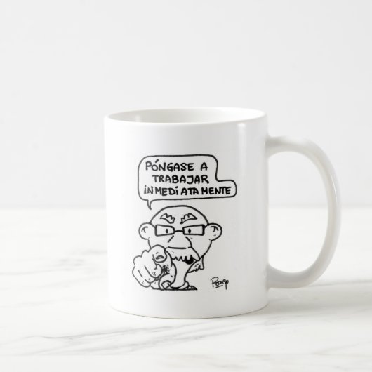 Póngase a trabajar koffiemok (Rechts)