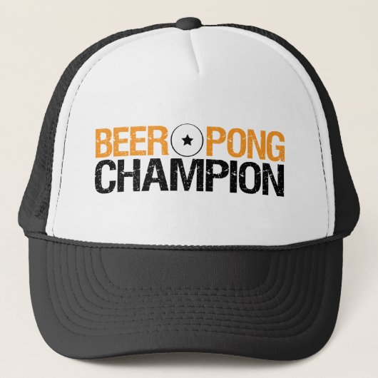 pongkampioen bier trucker pet (Voorkant)