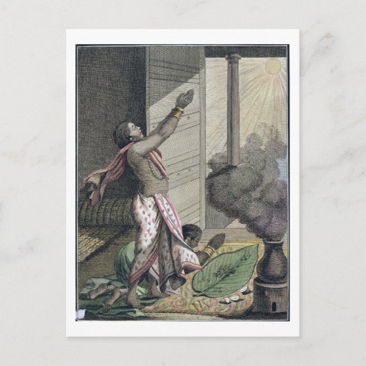 Pongol festival in India, uit 'Voyage aux Indes' o Briefkaart (Voorkant)