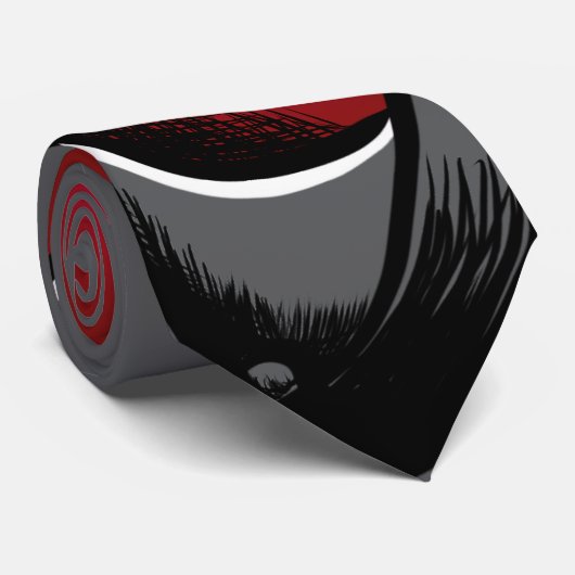 Poniboi113 Graphic Logo Stropdas (Opgerold)