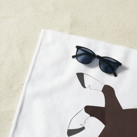 Ponies Beach Towel Strandlaken (In situ)