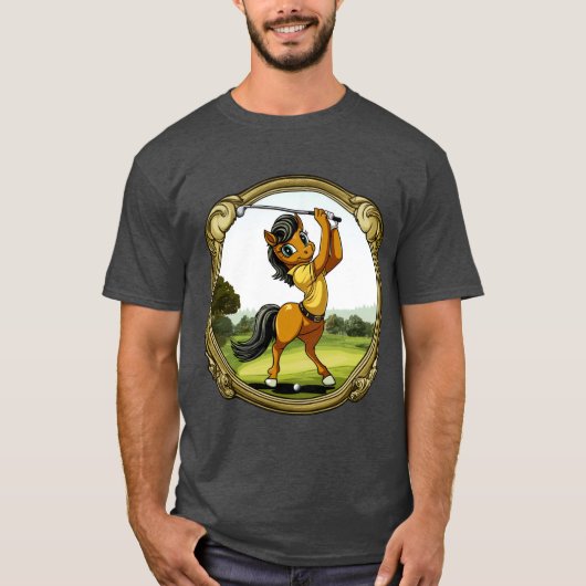 Ponies Golf / Golfers Pony T-Shirt (Voorkant)