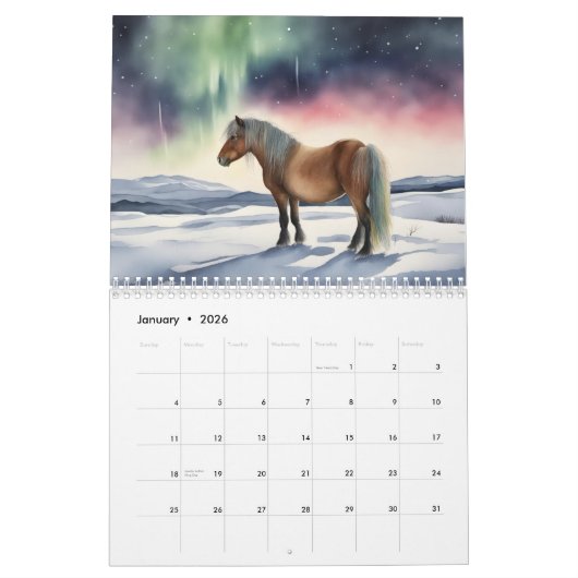 Ponies Kalender (Jan 2026)