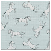 Ponies op basis van muntachtergrond stof (Close Up)