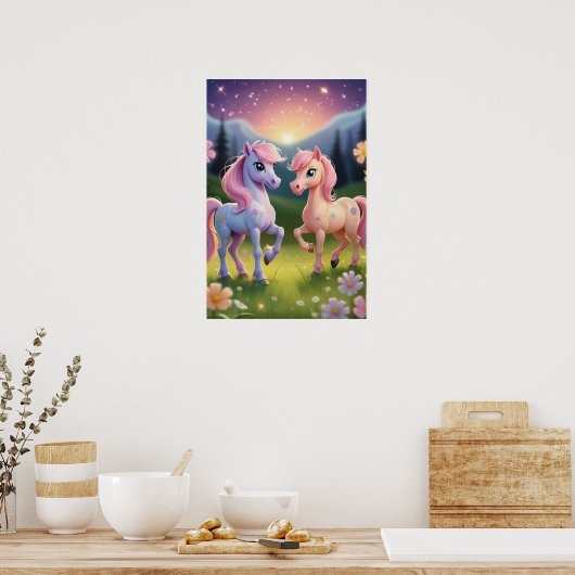 Ponies Poster (Keuken)