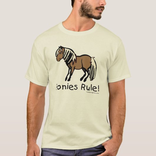 Ponies Rule! T-shirt (Voorkant)