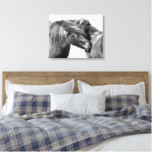 Ponies Scratch Canvas Afdruk (Insitu (Slaapkamer))