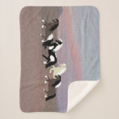 Ponies Sherpa Blanket Sherpa Deken (Voorkant)