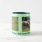 Ponies Tweekleurige Koffiemok (Center)