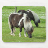 Ponies van raszuivere Shetland Paint Muismat (Voorkant)