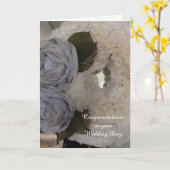 Ponies Wedding Gefeliciteerd Kaart (Gele Bloem)