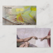 Ponle nombre a tu tarjeta de presentación visitekaartje (Voorkant / Achterkant)