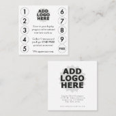 ponskaart klantenkaartje (Voorkant / Achterkant)