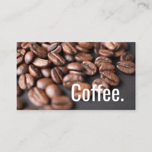 Ponskaart Oswald van de Bonen van de Koffie van de Klantenkaartje (Voorkant)