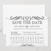 Ponskaart Save the Date (Voorkant / Achterkant)