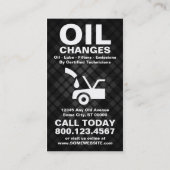 ponskaart voor olieveranderingen klantenkaartje (Achterkant)