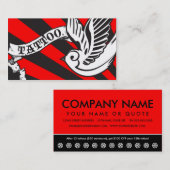 ponskaart voor tattoo klantenkaartje (Voorkant / Achterkant)