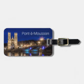 Pont a Mousson Panorama met Moselle Souvenir Bagagelabel (Voorkant horizontaal)
