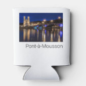 Pont a Mousson Panorama met Moselle Souvenir Blikjeskoeler (Achterkant)