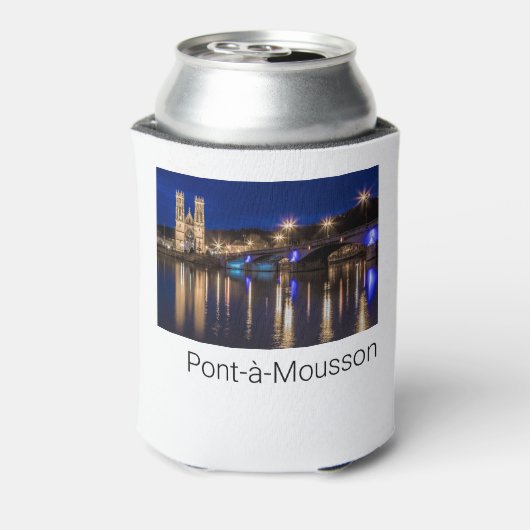 Pont a Mousson Panorama met Moselle Souvenir Blikjeskoeler (Blikje Achterkant)