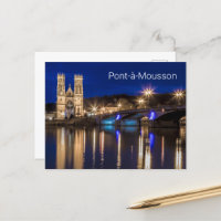 Pont a Mousson Panorama met Moselle Souvenir