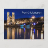 Pont a Mousson Panorama met Moselle Souvenir Feestdagenkaart (Voorkant)