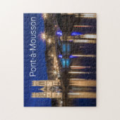 Pont a Mousson Panorama met Moselle Souvenir Legpuzzel (Verticaal)
