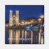 Pont a Mousson Panorama met Moselle Souvenir Magneet (Voorkant)
