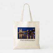 Pont a Mousson Panorama met Moselle Souvenir Tote Bag (Achterkant)