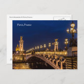 Pont Alexander III Briefkaart Parijs (Voorkant / Achterkant)