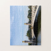 Pont Alexandre III aan de Seine River - Parijs, Fr Legpuzzel (Verticaal)