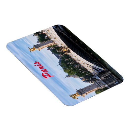 Pont Alexandre III aan de Seine River - Parijs, Fr Magneet (Rechterzijde)