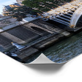 Pont Alexandre III aan de Seine River - Parijs, Fr Poster (Hoek)