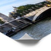 Pont Alexandre III aan de Seine River - Parijs, Fr Poster (Hoek)